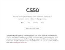 Tablet Screenshot of cs50.org